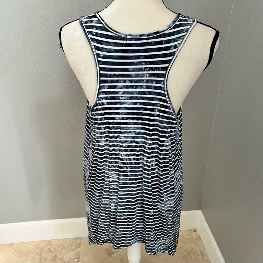Verve Ami Blue and White Striped Handkerchief Tank Top - Picture 6 of 11